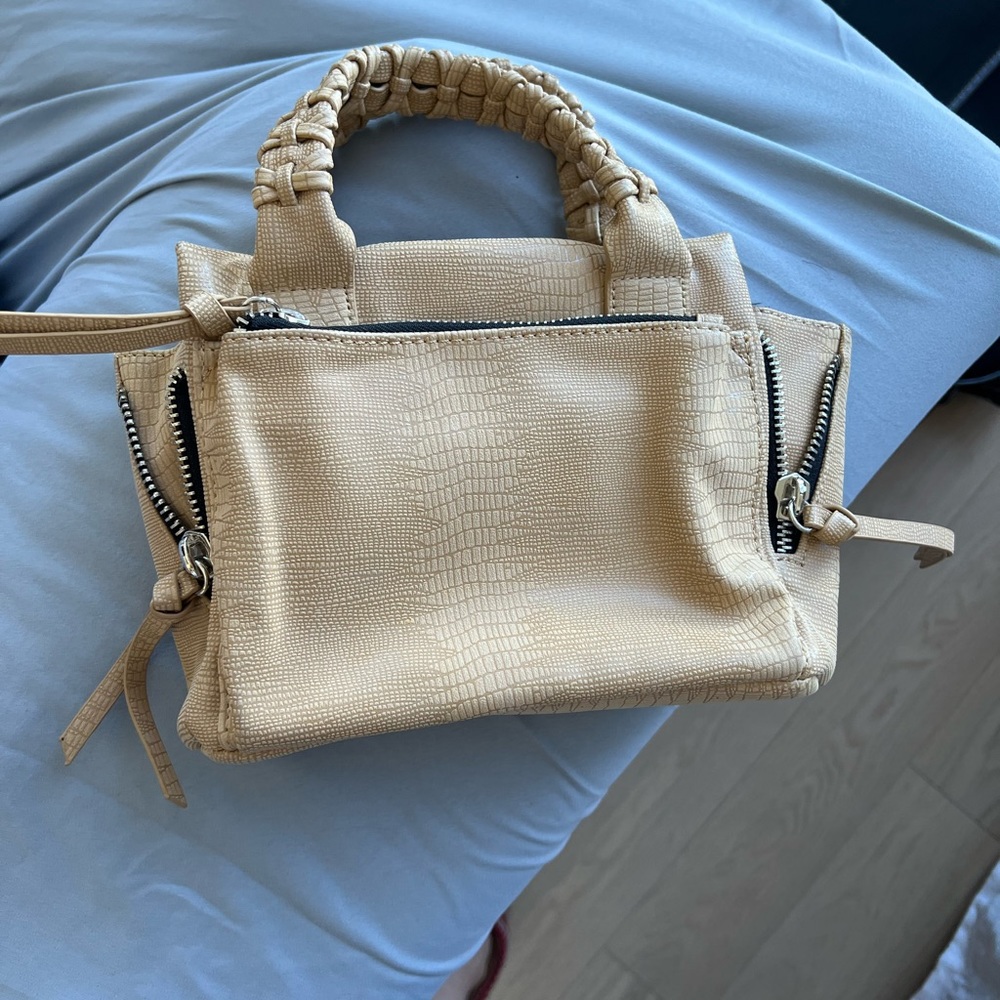 Tan Free People Crossbody Bag